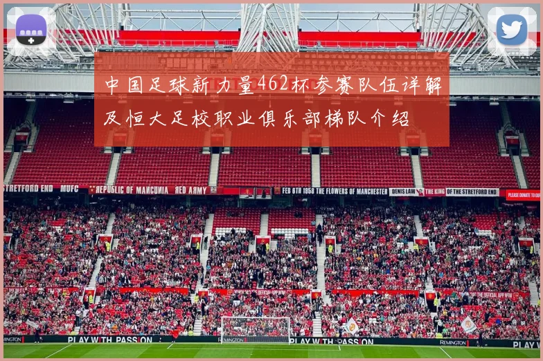 中国足球新力量462杯参赛队伍详解及恒大足校职业俱乐部梯队介绍